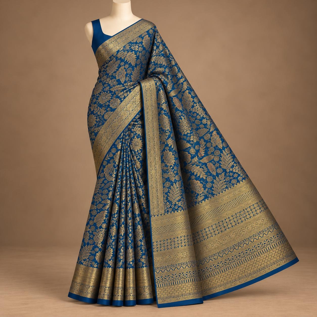 Luxury Bridal wedding silk saree