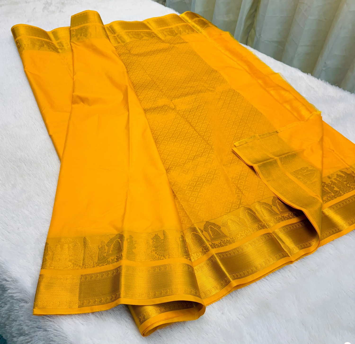 Kanchipuram Pallaku soft silk sarees