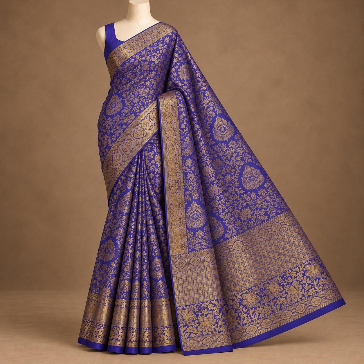 Luxury Bridal wedding silk saree