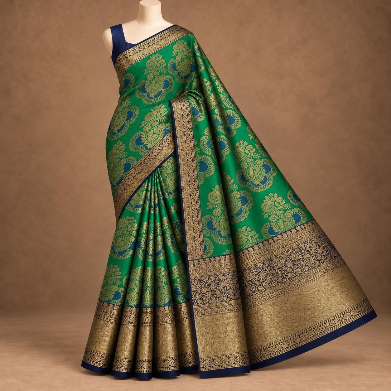 Luxury Bridal wedding silk saree