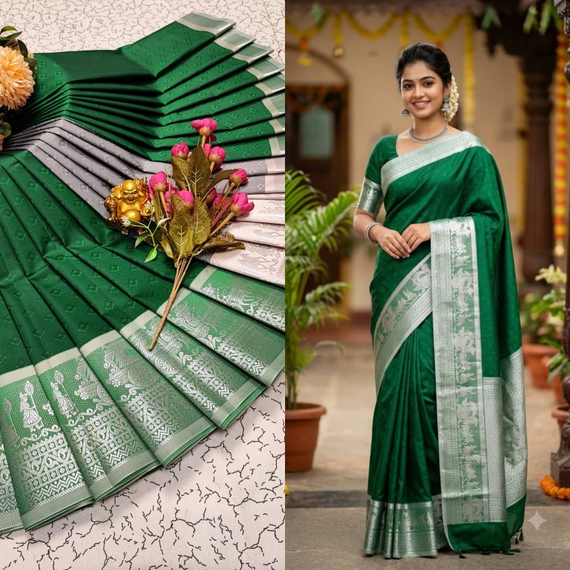 3D Emposed Silksarees