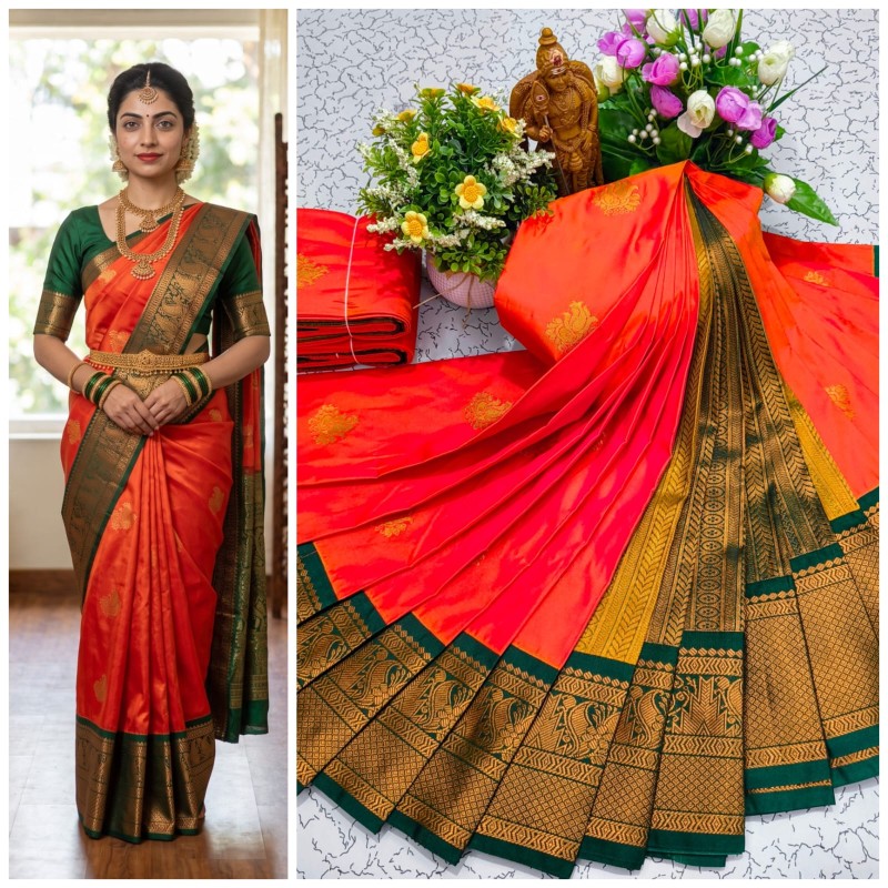 Mangalyam Korvai Soft Silk