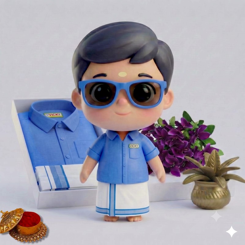 Kids dhoti and shirt